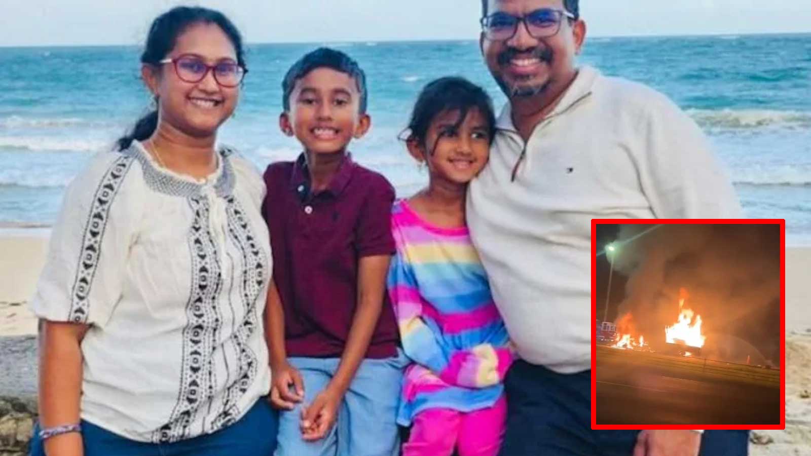 அமெரிக்கா: கார் விபத்தில் இந்திய வம்சாவளி குடும்பமே தீயில் கருகி உயிரிழப்பு