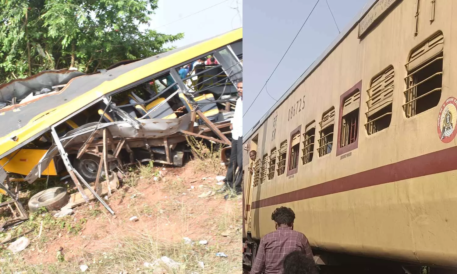 பள்ளி வேன் மீது ரெயில் மோதிய விபத்திற்கு காரணம் என்ன?- அடுத்தடுத்து வெளியாகும் அதிர்ச்சி தகவல்