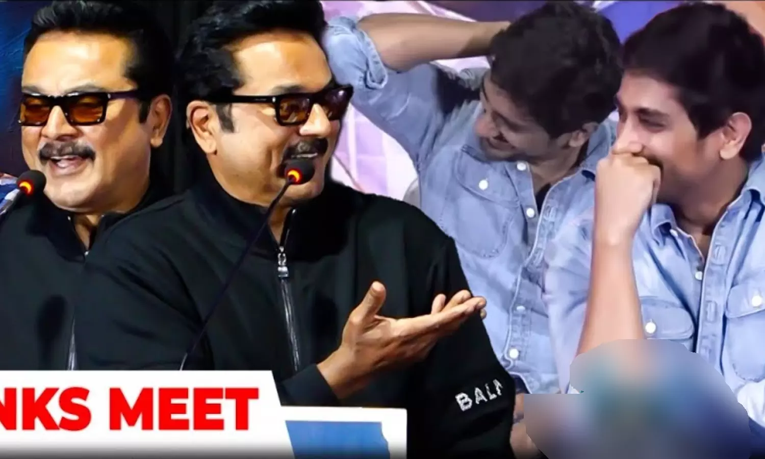 3BHK Thanksgiving meet : மாறி மாறி கலாய்த்துக்கொண்ட சரத்குமார் & சித்தார்த்