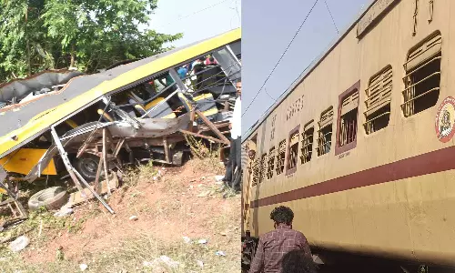 பள்ளி வேன் மீது ரெயில் மோதிய விபத்திற்கு காரணம் என்ன?- அடுத்தடுத்து வெளியாகும் அதிர்ச்சி தகவல்