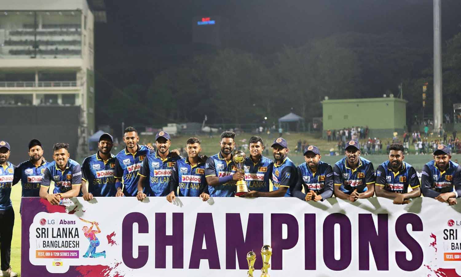 3-வது போட்டியில் வெற்றி: வங்கதேசத்துக்கு எதிரான ஒருநாள் தொடரை கைப்பற்றியது இலங்கை