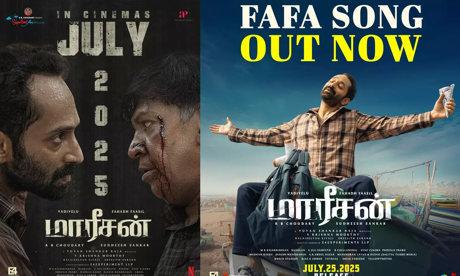 மாரீசன் படத்தின் Fa Fa பாடல் வெளியானது