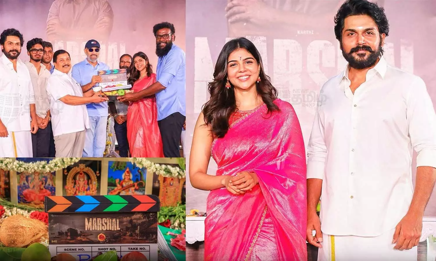 கார்த்தி நடிக்கும் மார்ஷல் படத்தின் பூஜை புகைப்படங்களை வெளியிட்ட படக்குழு கார்த்தி நடிக்கும் மார்ஷல் படத்தின் பூஜை புகைப்படங்களை வெளியிட்ட படக்குழு