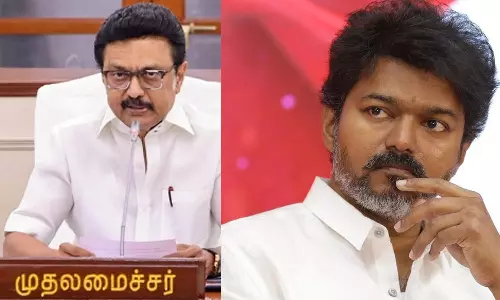 படகுகளில் த.வெ.க. என எழுதியிருந்தால் மானியம் வழங்கக் கூடாது என அதிகாரிகளுக்கு உத்தரவிட்டவர் யார்?- விஜய் சரமாரி கேள்வி