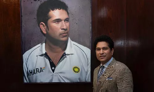 லார்ட்ஸ் மியூசியத்தில் சச்சின் தெண்டுல்கரின் புதிய படம் திறப்பு..!