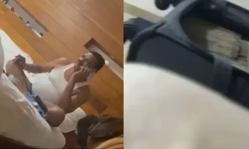 ஐ.டி. அனுப்பிய நோட்டீஸ்.. விடுதியில் சூட்கேஸ் நிறைய பணம் - மகாராஷ்டிர அமைச்சரின் வீடியோ வைரல்