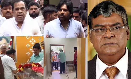 கோட்டா சீனிவாச ராவ் உடலுக்கு திரைப்பிரபலங்கள் நேரில் அஞ்சலி