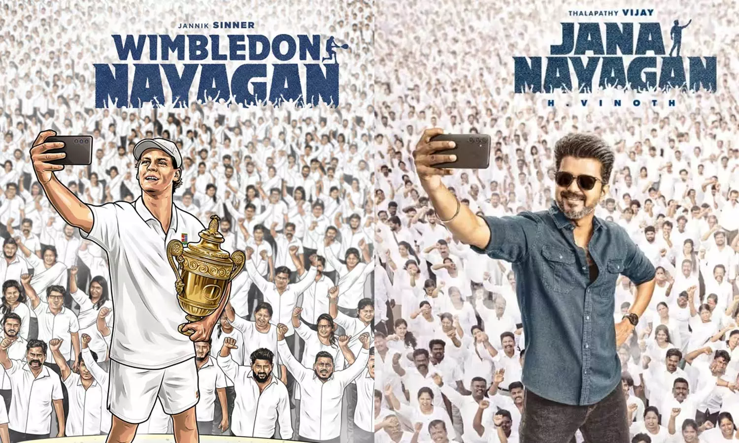 விம்பிள்டன் நாயகன்... ஜனநாயகன் விஜய் ஸ்டைலில் ஜானிக் சின்னர் - வைரல் புகைப்படம்