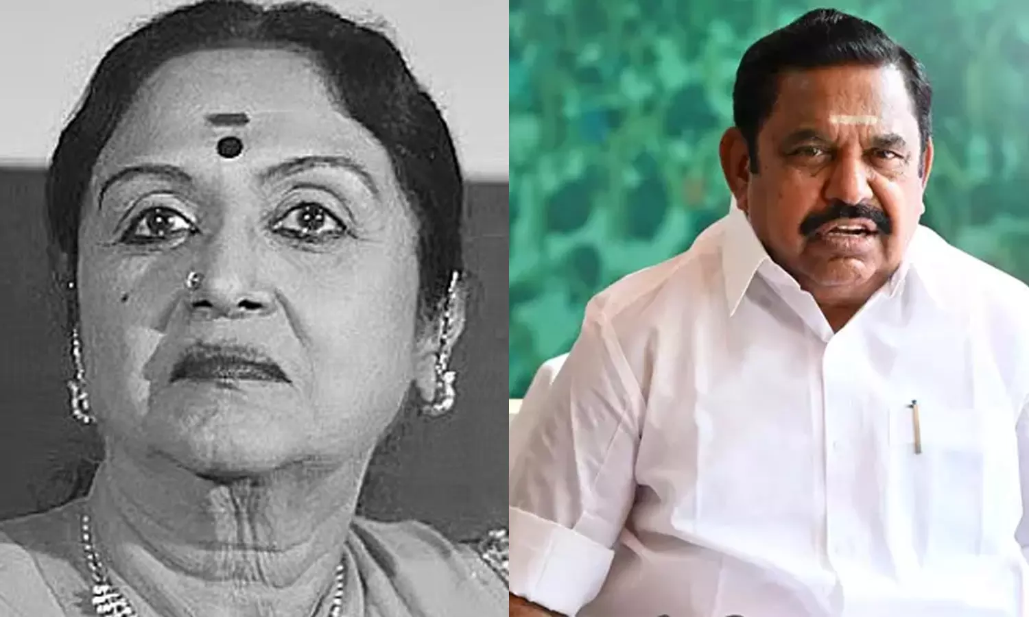 தனித்துவமிக்க நடிப்பாற்றலால் ரசிகர்களைக் கவர்ந்தவர் சரோஜா தேவி- எடப்பாடி பழனிசாமி தனித்துவமிக்க நடிப்பாற்றலால் ரசிகர்களைக் கவர்ந்தவர் சரோஜா தேவி- எடப்பாடி பழனிசாமி