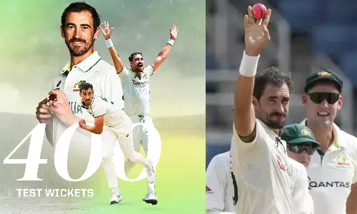 ஆட்ட நாயகன்... தனது 100 ஆவது டெஸ்ட் போட்டியில் பல்வேறு சாதனைகளை படைத்த ஸ்டார்க்