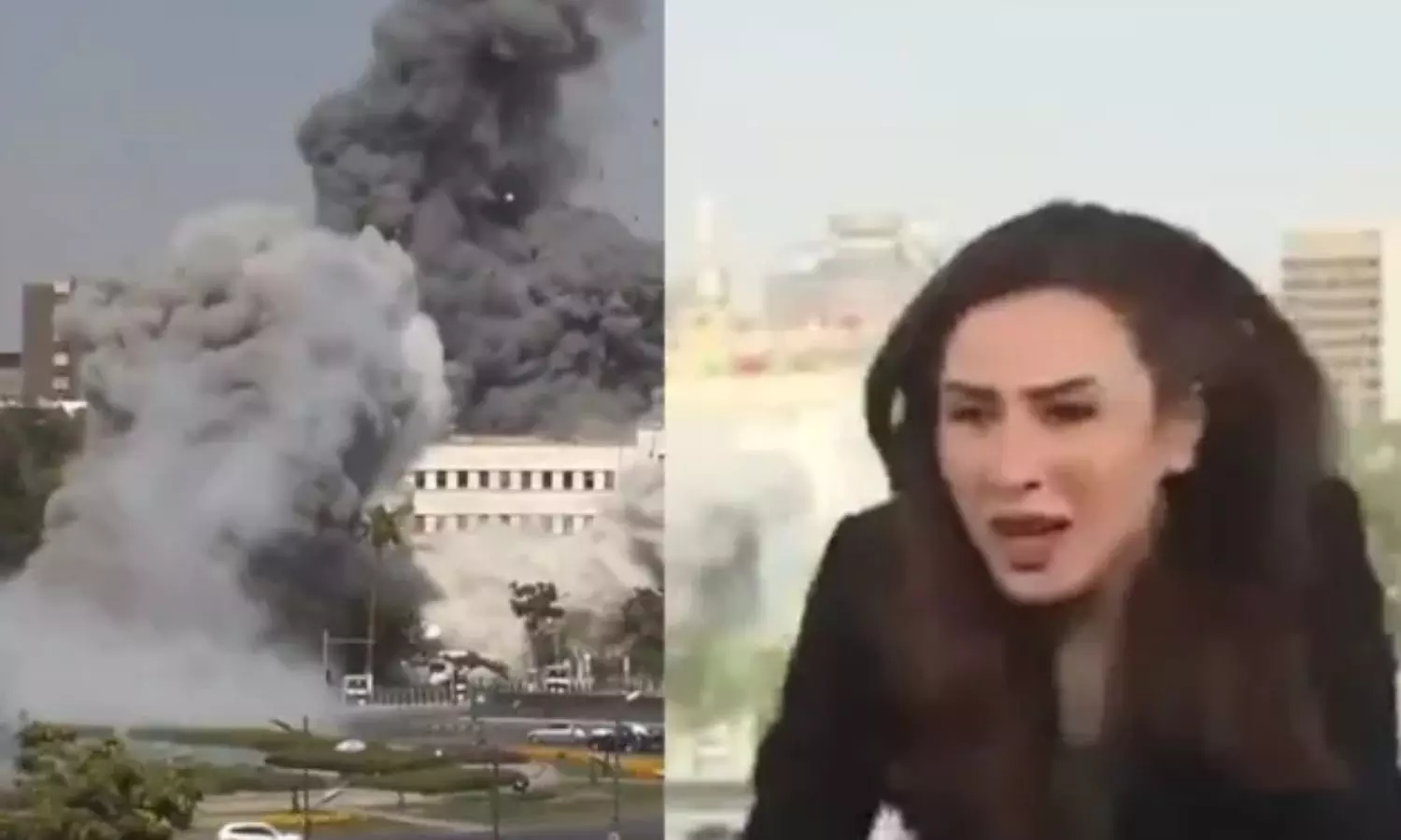 சிரியா மீது தாக்குதல் நடத்திய இஸ்ரேல் ராணுவம் - நேரலையில் நடந்த குண்டுவீச்சு - அதிர்ச்சி வீடியோ