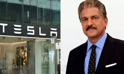 இந்தியாவில் முதல் ஷோரூமை திறந்த டெஸ்லா நிறுவனம் - எலான் மஸ்க்கிற்கு ஆனந்த் மஹிந்திரா வாழ்த்து