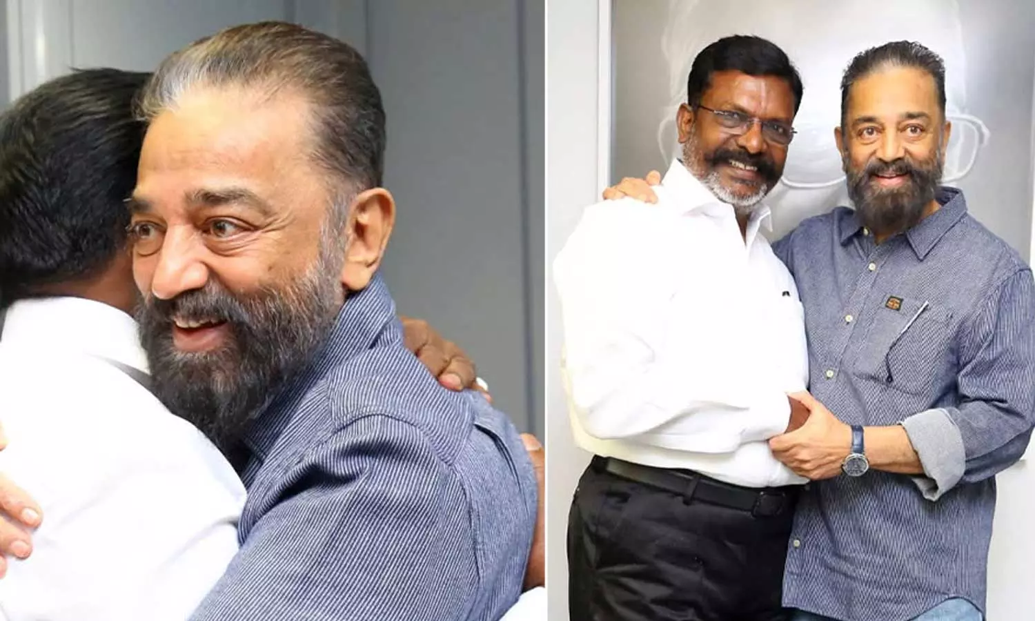 கமல் ஹாசன் உடன் திருமாவளவன் சந்திப்பு