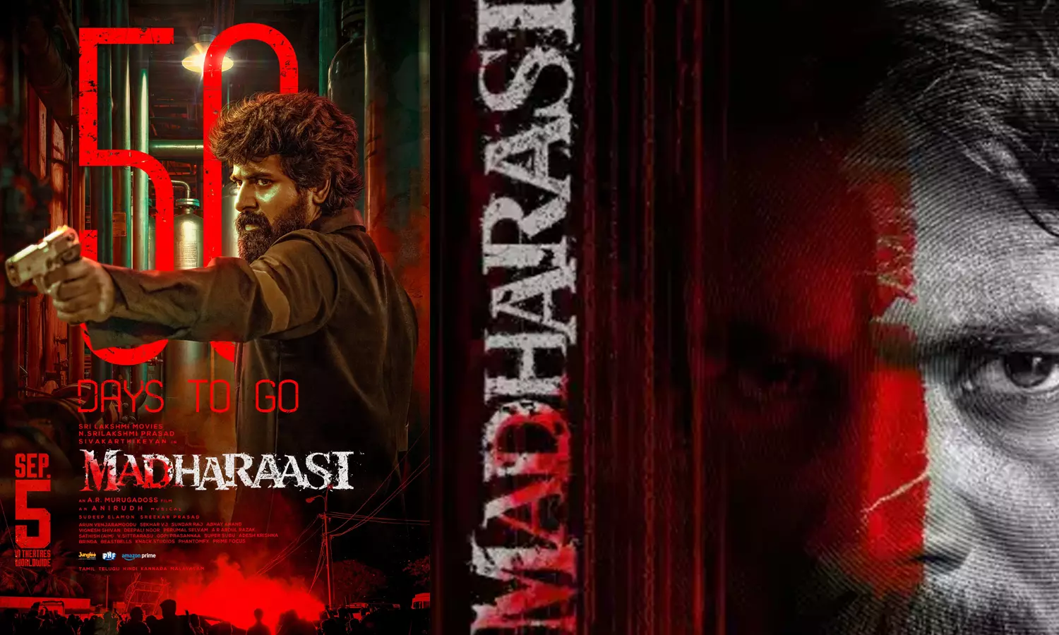 இன்னும் 50 நாட்களில் மதராஸி..! புதிய போஸ்டரை வெளியிட்ட படக்குழு