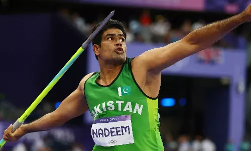 ஒலிம்பிக்கில் தங்கம்: பரிசாக அறிவித்த நிலத்தை வழங்கவில்லை- ஈட்டி எறிதல் வீரர் பாகிஸ்தான் அரசு மீது குற்றச்சாட்டு