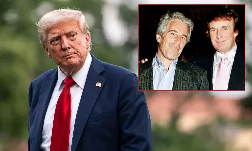 எப்ஸ்டீனுக்கு கடிதம் எழுதியதாக செய்தி வெளியீடு: 10 பில்லியன் டாலர் கேட்டு பத்திரிகை மீது டிரம்ப் வழக்கு