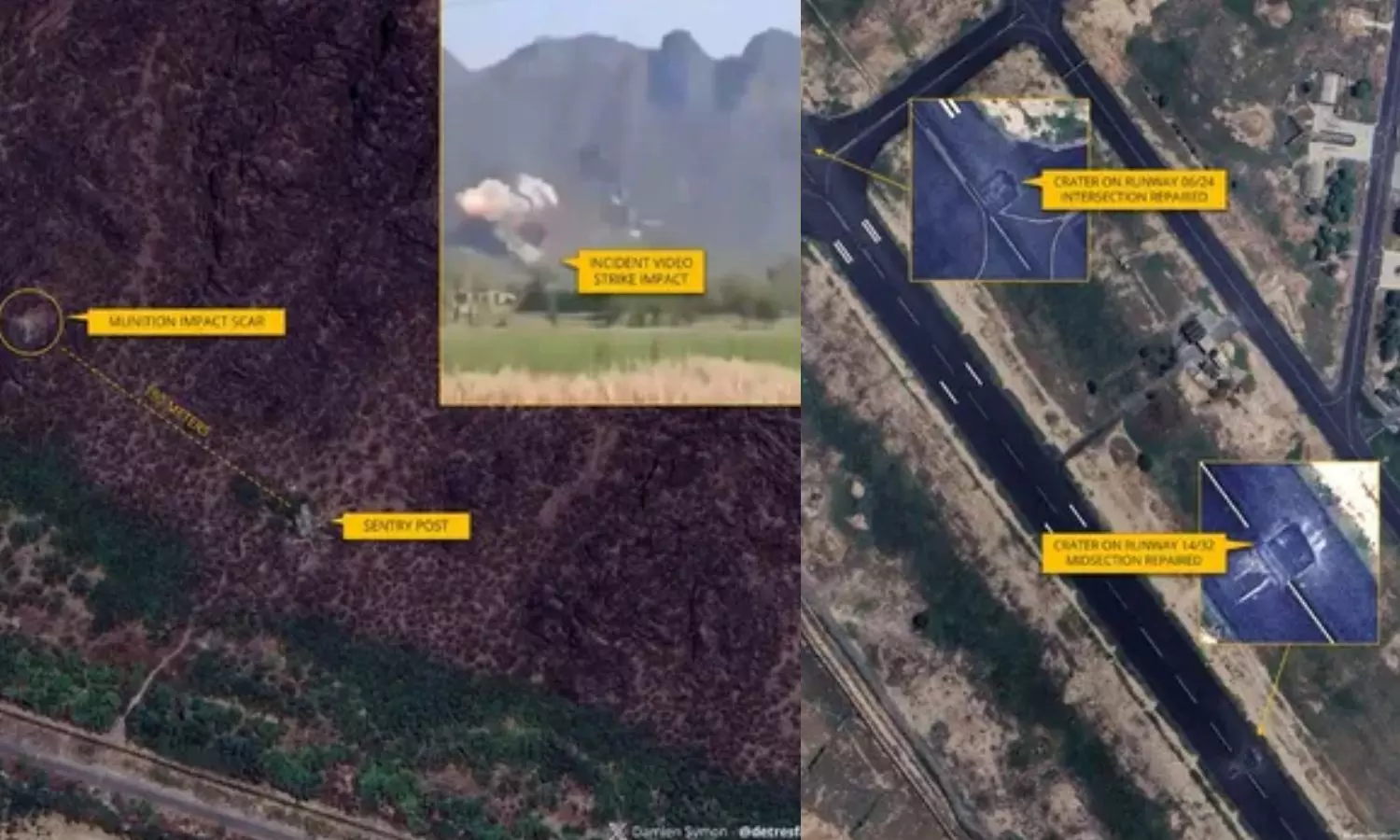 ஆபரேஷன் சிந்தூரில் பாகிஸ்தானின் அணு ஆயுத கிடங்கை இந்தியா தாக்கியதா? - வெளியான சாட்டிலைட் படங்கள் ஆபரேஷன் சிந்தூரில் பாகிஸ்தானின் அணு ஆயுத கிடங்கை இந்தியா தாக்கியதா? - வெளியான சாட்டிலைட் படங்கள்