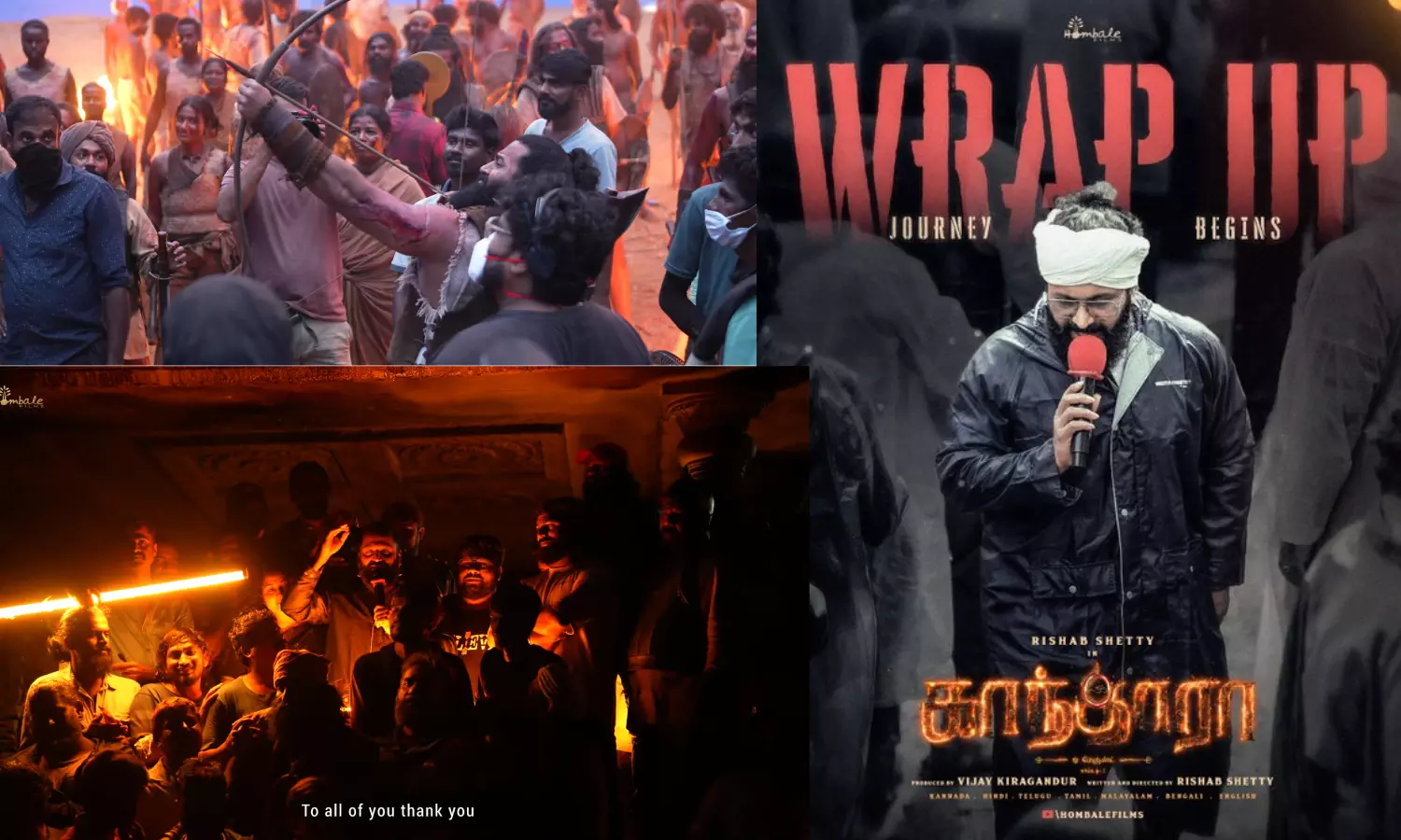 இது சாதாரண சினிமா இல்ல.. இது ஒரு சக்தி - காந்தாரா 2 படப்பிடிப்பு நிறைவு