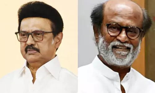 முதலமைச்சர் மு.க. ஸ்டாலினிடம் நலம் விசாரித்தார் ரஜினி