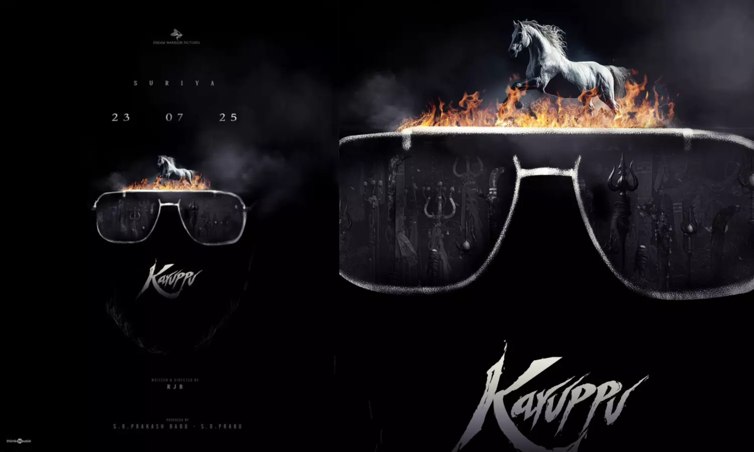 கருப்பன் வரான் வழி மறிக்காதே - சூர்யாவின் கருப்பு படத்தின் டீசர் ரிலீஸ் அறிவிப்பு!