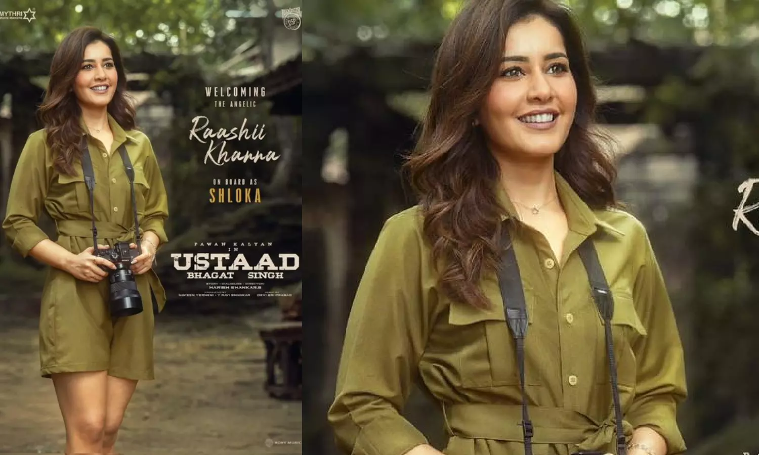 பவன் கல்யாண் நடிக்கும் உஸ்தாத் பகத் சிங் படத்தில் நடிக்கும் ராஷி கண்ணா