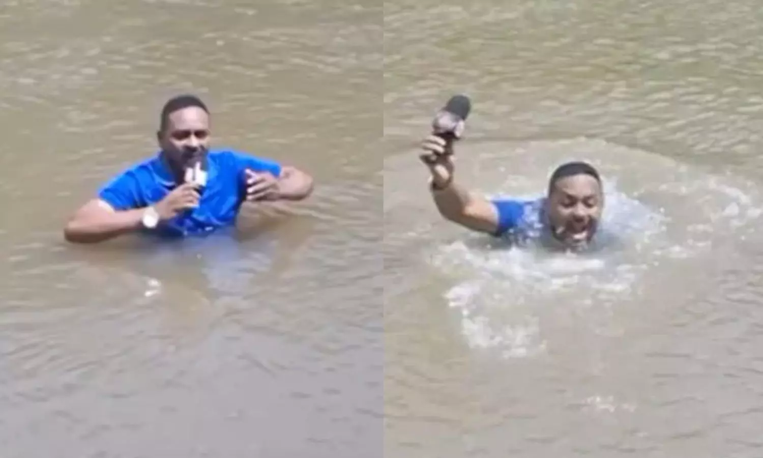 VIDEO: காணாமல் போன சிறுமியின் உடல் மீது கால் வைத்த பத்திரிக்கையாளர் - செய்தி சேகரிக்கும்போது பகீர்