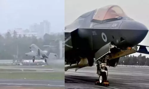 38 நாட்களுக்கு பின் கேரளாவில் இருந்து இங்கிலாந்துக்கு பறந்தது போர் விமானம்