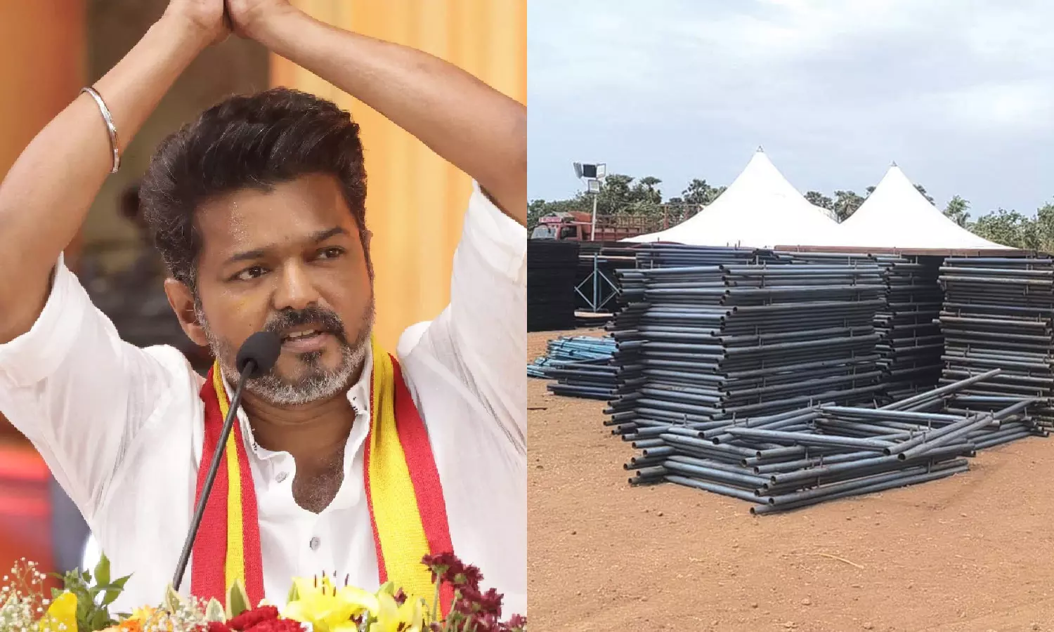 மதுரையில் த.வெ.க. மாநாடு - 10 லட்சம் பேர் அமரும் வகையில் பிரமாண்ட பந்தல்