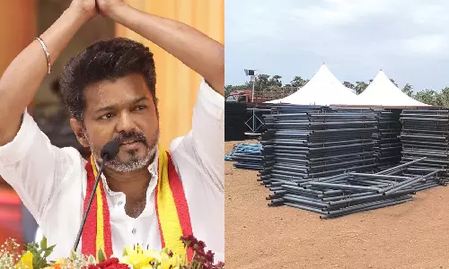 மதுரையில் த.வெ.க. மாநாடு - 10 லட்சம் பேர் அமரும் வகையில் பிரமாண்ட பந்தல்