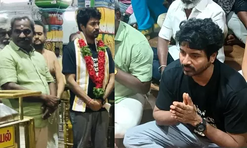 மாசாணியம்மன் கோவிலில் நடிகர் சிவகார்த்திகேயன் சாமி தரிசனம்