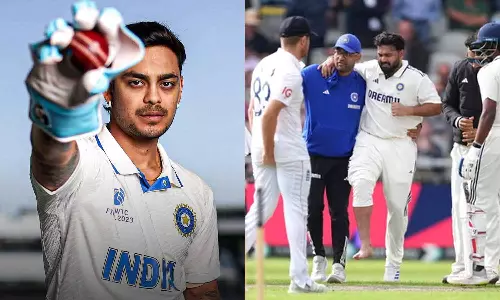 டெஸ்ட் தொடரில் இருந்து பண்ட் விலகல்- இங்கிலாந்துக்கு பறக்கும் இஷான் கிஷன்