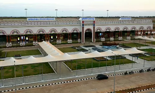 பிரதமர் மோடி வருகையை முன்னிட்டு தூத்துக்குடி விமான நிலையத்தில் 5 அடுக்கு பாதுகாப்பு