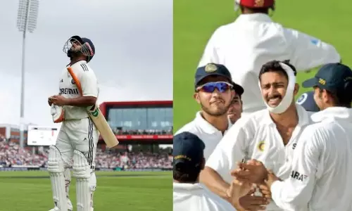 நீங்கள் ஒரு போராளி..  அன்று அனில் கும்ப்ளே.. இன்று ரிஷப் பண்ட்.. புகழாரம் சூட்டும் ரசிகர்கள்