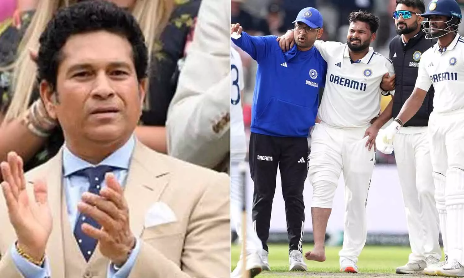 இங்கிலாந்துக்கு எதிரான டெஸ்ட்: காலில் காயத்துடன் விளையாடிய ரிஷப் பண்ட்டுக்கு சச்சின் பாராட்டு இங்கிலாந்துக்கு எதிரான டெஸ்ட்: காலில் காயத்துடன் விளையாடிய ரிஷப் பண்ட்டுக்கு சச்சின் பாராட்டு