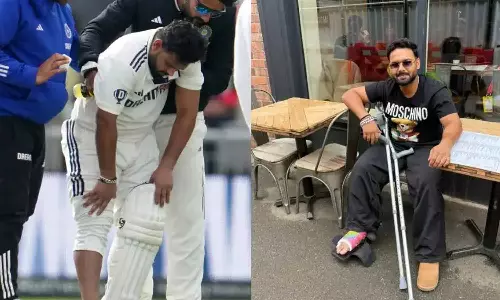 காயம் குறித்து உருக்கமாக பதிவிட்ட ரிஷப் பண்ட்