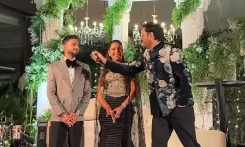 கணவனுடன் சண்டை வந்தால்... மணப்பெண்ணுக்கு அறிவுரை கூறிய தோனி