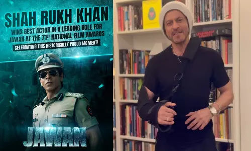 33 வருட சினிமா வாழ்க்கையின் முதல் தேசிய விருது : ஷாருக் கான் நெகிழ்ச்சி பதிவு