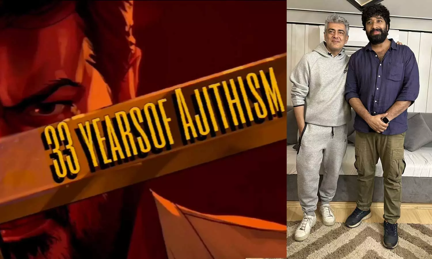 திரைத்துறையில் 33 ஆண்டுகள் நிறைவு  - அஜித்குமாரை வாழ்த்திய ஆதிக் ரவிச்சந்திரன்