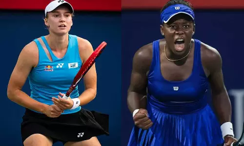 கனடா ஓபன் டென்னிஸ்: அரையிறுதிக்கு முன்னேறிய ரைபகினா - விக்டோரியா எம்போகோ