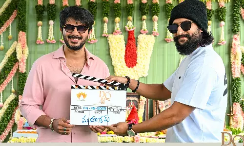 DQ41- படப்பிடிப்பை கிளாப் அடித்து தொடங்கி வைத்த நானி