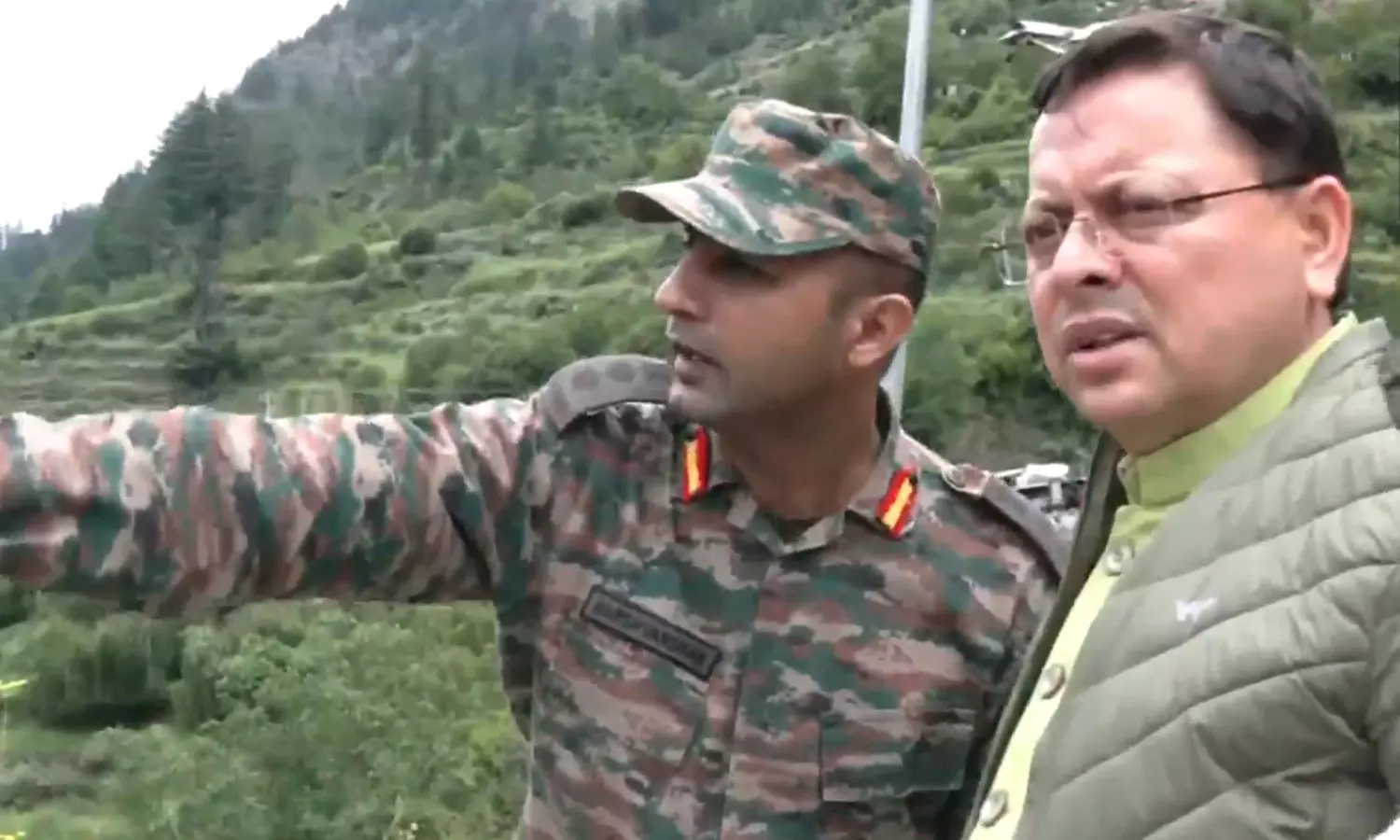 உத்தரகாண்ட் மேக வெடிப்பு: மீட்பு பணிகளை ஆய்வு செய்த முதல் மந்திரி