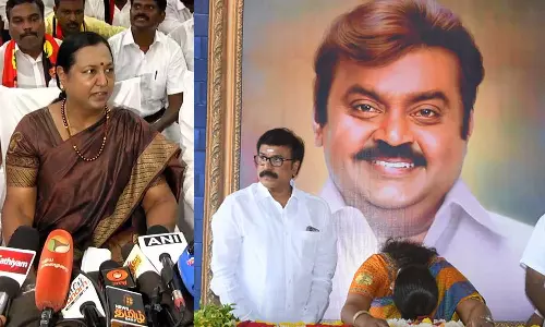 எந்த ஒரு அரசியல் கட்சியும் விஜயகாந்த் படத்தை பயன்படுத்த கூடாது - பிரேமலதா