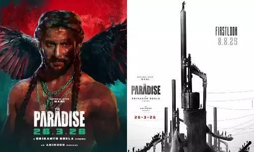 ஸ்ரீகாந்த் ஒடேலா இயக்கத்தில் நானி நடிக்கும் The Paradise படத்தின் ஃபர்ஸ்ட் லுக் போஸ்டர் அப்டேட்