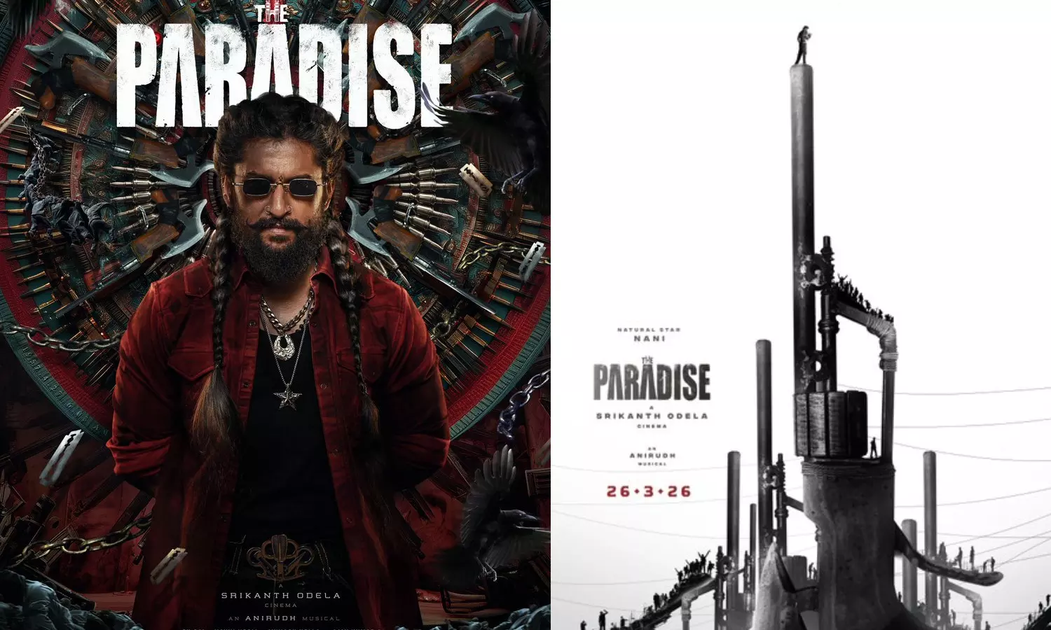 நானி நடிக்கும் The Paradise படத்தின் ஃபர்ஸ்ட் லுக் ரிலீஸ்! நானி நடிக்கும் The Paradise படத்தின் ஃபர்ஸ்ட் லுக் ரிலீஸ்!