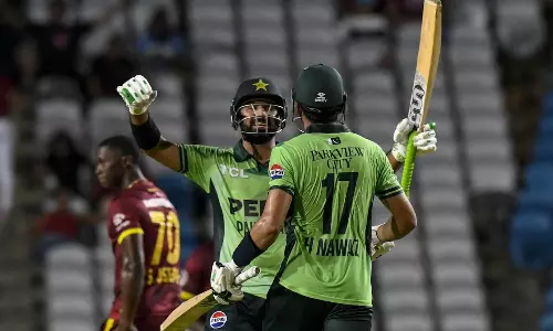 முதல் ஒருநாள் போட்டி: ஹசன் நவாஸ் அதிரடியில் வெஸ்ட் இண்டீசை வீழ்த்தியது பாகிஸ்தான்