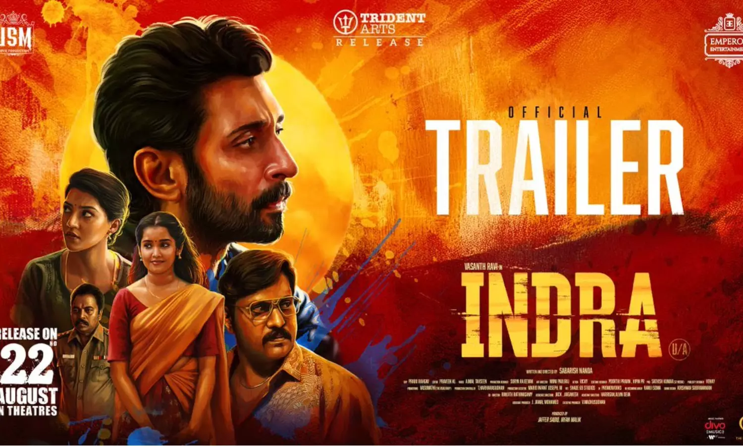 அட்டகாசமான கிரைம் திரில்லரான இந்திரா பட டிரெய்லர் வெளியீடு!