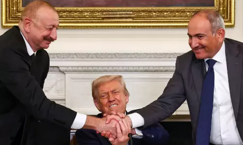 உருவாகிறது டிரம்ப் பாதை.. அர்மீனியா - அஜர்பைஜான் மோதல் முடிவு - ஒப்பந்தம் கையெழுத்து!