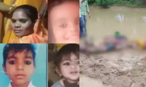 கணவனுடன் வாக்குவாதம்.. 3 குழந்தைகளுடன் கால்வாயில் குதித்து மனைவி தற்கொலை