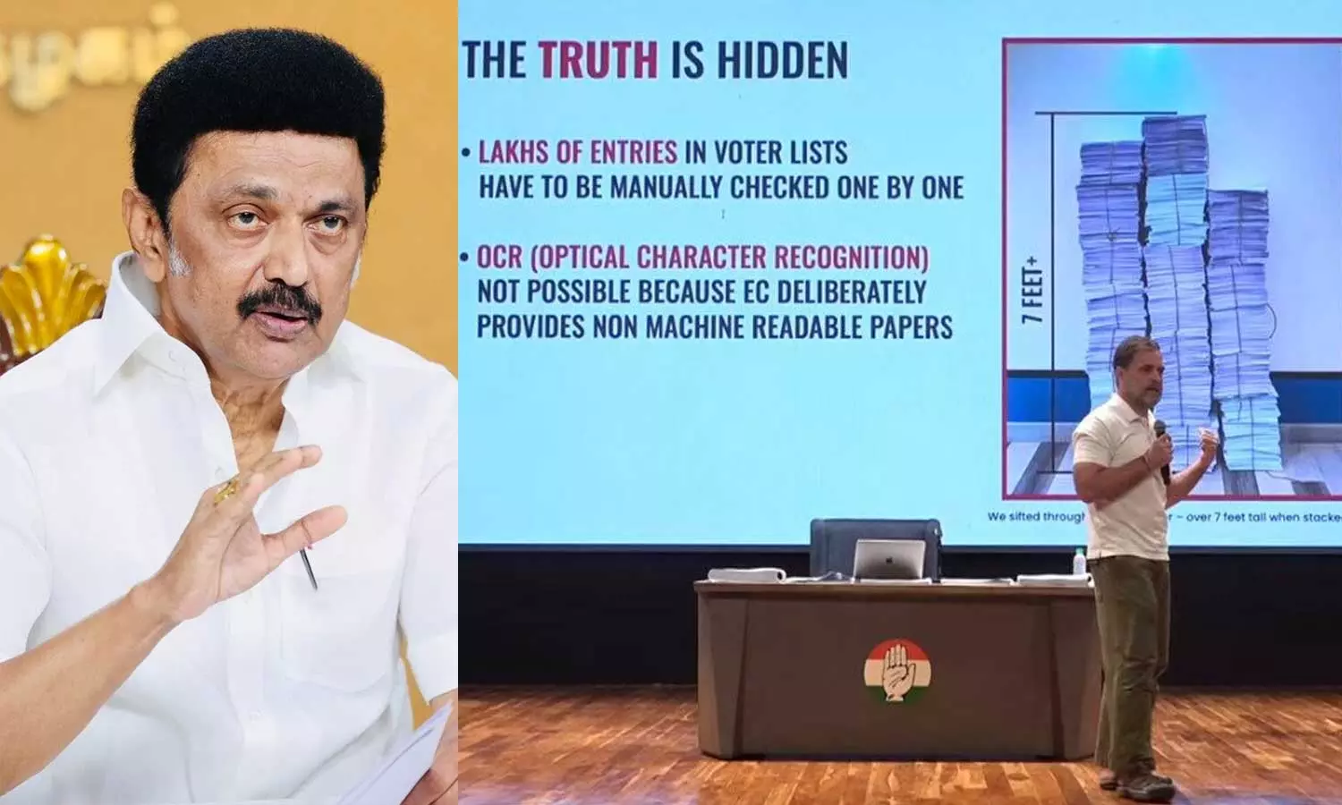 தேர்தல் ஆணையத்தை பாஜக தனது மோசடி இயந்திரமாக மாற்றியுள்ளது - முதலமைச்சர் மு.க.ஸ்டாலின்