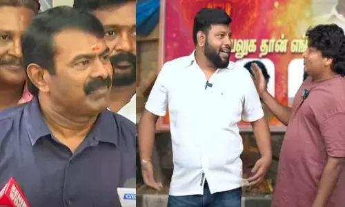 கோபி, சுதாகர் மீது வழக்கு போடுவதெல்லாம் சமூக தீண்டாமையை காட்டுகிறது - சீமான்